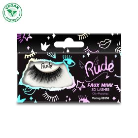 RUDE Essential Faux Mink 3D Lashes (Color: Vexing)